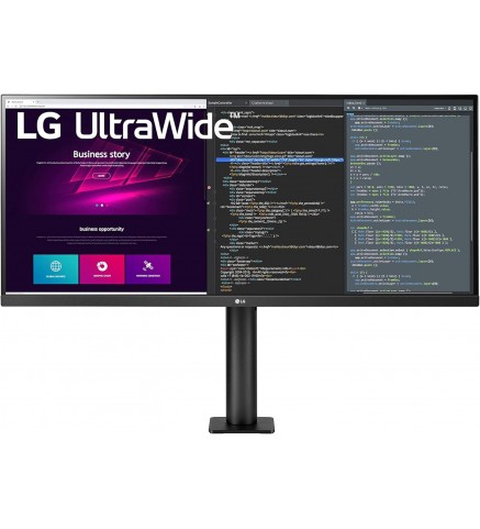 LG樂金 34吋 21:9 UltraWide QHD Ergo IPS HDR 顯示器 - 34WN780-B/EP