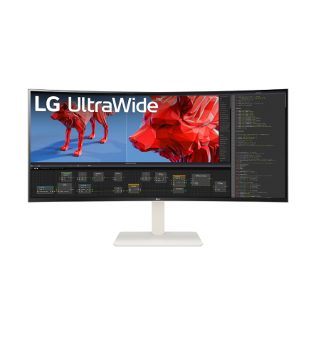 LG樂金 38 吋 21:9 UltraWide™ QHD+ Nano IPS 弧形顯示器 - 38WR85QC-W