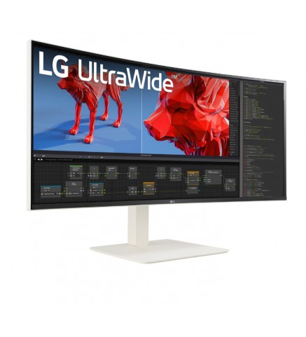 LG樂金 38 吋 21:9 UltraWide™ QHD+ Nano IPS 弧形顯示器 - 38WR85QC-W