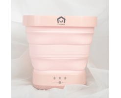 Japan Yohome portable folding washing machine - Pink: 4897107660086 