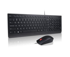 Lenovo 聯想Essential有線組合鍵盤和鼠標/滑鼠（美國英語103P） - 4X30L79883