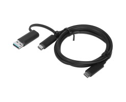 Lenovo 聯想帶USB-A電纜的Lenovo Hybrid USB-C - 4X90U90618