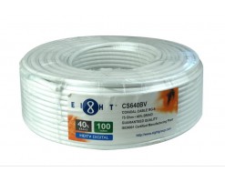 EIGHT RG6-同軸電纜-RG6 - Coaxial Cable（CS640BV-100YW）/ CS640BV_100YW ( RG6 )