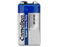 Camelion - 9V high-energy carbon battery (Plastic film packaging) - 6F22-SP1B