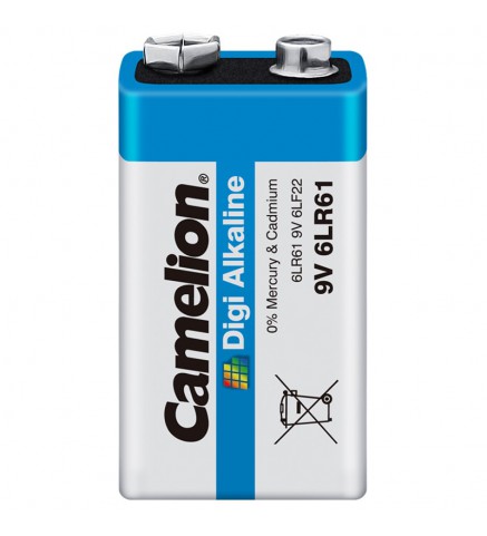 Camelion - Digi 鹼性9V電池 (1粒 , 咭裝)  - 6LR61-BP1DG