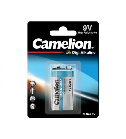 Camelion - Digi 鹼性9V電池 (1粒 , 咭裝)  - 6LR61-BP1DG
