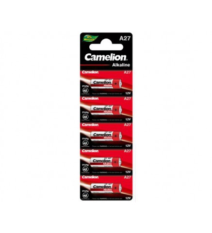 Camelion - A27 搖控電池 12V 電池 ( 5粒 )  - A27-BP5