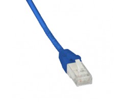 Schneider - Patch cord, Actassi, Category 6, U/UTP, PVC, 0.5 m, blue - ACTPC6UUCM05BU