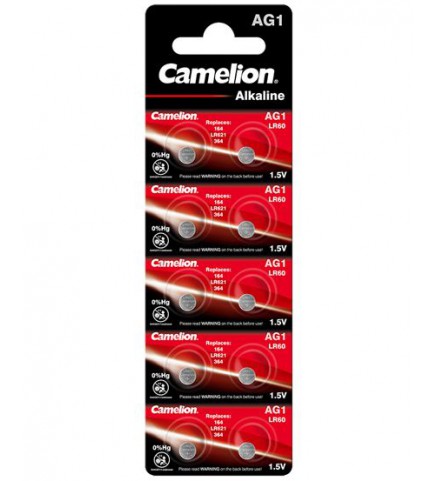 Camelion - AG-1 鹼性鈕扣電池 (10粒)  - AG1-BP10