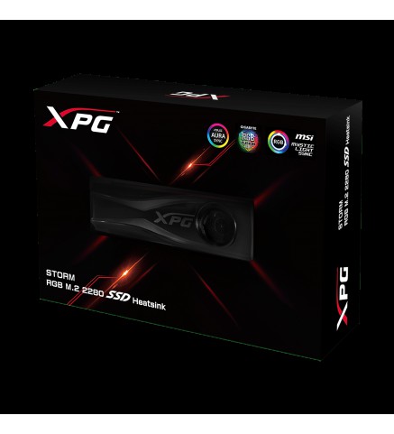 ADATA 威剛科技XPG STORM RGB M.2 2280 SSD散熱器 - ASTORM-C