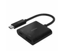 BELKIN貝爾金 - USB-C 轉 HDMI 充電轉接器 (60W) - AVC002BTBK