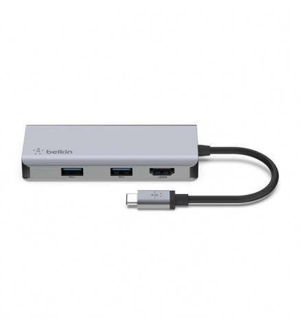 BELKIN貝爾金 - Connect USB-C® 5 合 1 高速多媒體集線器 - AVC007BTSGY