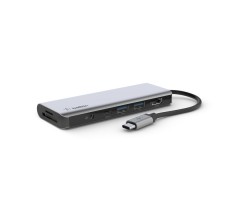 BELKIN貝爾金 - Connect USB-C® 7 合 1 高速多媒體集線器 (100W) - AVC009BTSGY