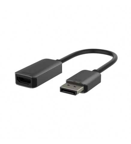 BELKIN貝爾金 - 主動式 DisplayPort 轉 HDMI 轉接器 4K HDR - AVC011BTSGY-BL