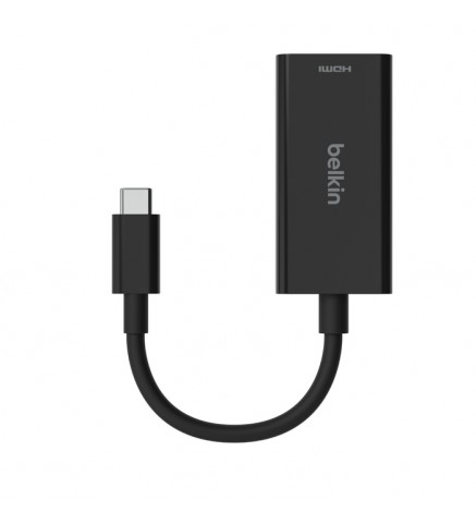 BELKIN貝爾金 - 連接 USB-C 轉 HDMI 2.1 轉換器 (支援8K, 4K, HDR) - AVC013BTBK