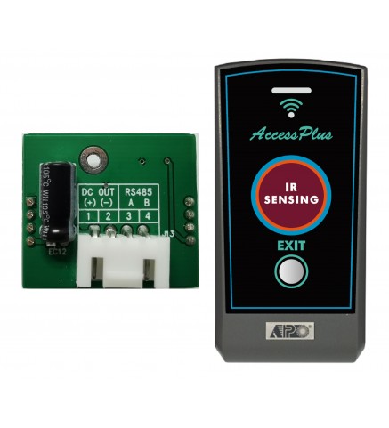 APO/AEI Adaptor + 外置 Wi-Fi 模組連開門按鈕 (供塑膠鍵 盤作長距離輸送數據升級成為 Wi-Fi 鍵盤) - Adaptor + AP-02