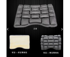 JFT - 3D cushioning decompression cervical repair pillow (46 airbags) double-sided far infrared version (grey) - BC-297