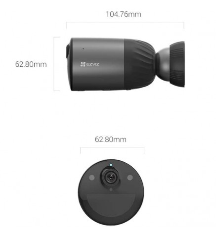 EZVIZ-螢石 BC1C-2MP 無線 Wi-Fi 網絡電池供電相機，1080p -BC1C NEW - CS-BC1C-A0-2C2WPBDL