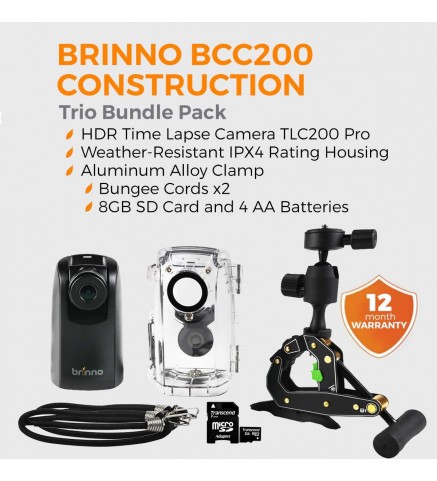 Brinno 延時攝影相機套件 - 專業版工程縮時相機 - BCC200