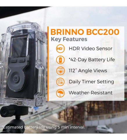 Brinno 延時攝影相機套件 - 專業版工程縮時相機 - BCC200