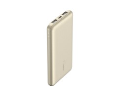 BELKIN貝爾金 - BoostCharge 便攜式行動電源 10000mAh - 金色 - BPB011BTGD