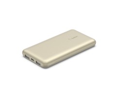 BELKIN貝爾金 - BoostCharge 便攜式行動電源 10000mAh - 金色 - BPB011BTGD