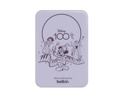 BELKIN貝爾金 - BoostCharge 磁力無線行動充電器 5K+支架 (迪士尼系列 / Marvel 系列) - D100 音樂劇 - 灰黑色 - BPD004QCRD-DY