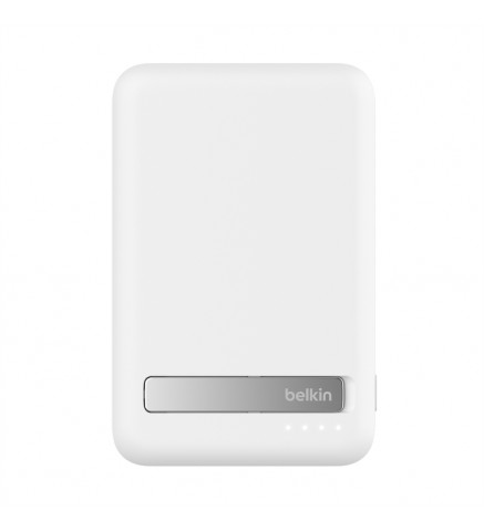 BELKIN貝爾金 - BoostCharge Pro 5000 mAh Qi2 磁吸無線充電行動電源 - 白色 - BPD006BTWH