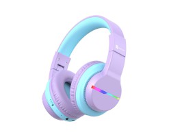 iClever Kids Bluetooth Headphones - BTH12 Purple