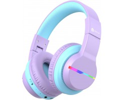 iClever Kids Bluetooth Headphones - BTH12 Purple