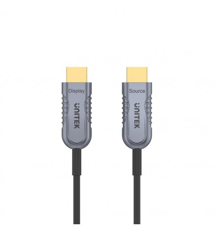 UNITEK優越者 - 30M Ultrapro HDMI2.1 有源光纜，太空 灰色+黑色，UNITEK禮盒 - C11031DGY