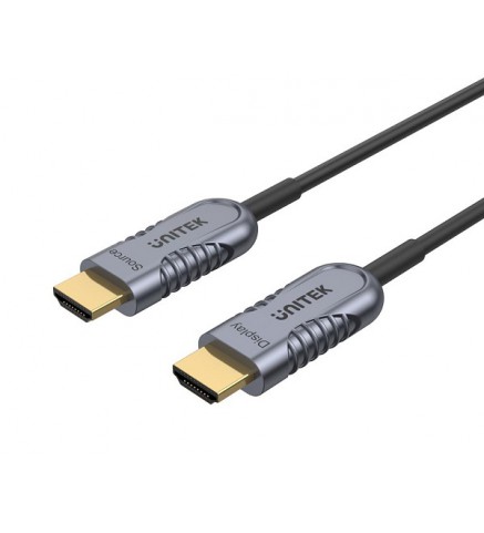 UNITEK優越者 - 80M Ultrapro HDMI2.1有源光纜，深空灰+黑色，UNITEK禮盒 - C11055DGY