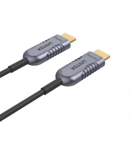 UNITEK優越者 - 80M Ultrapro HDMI2.1有源光纜，深空灰+黑色，UNITEK禮盒 - C11055DGY