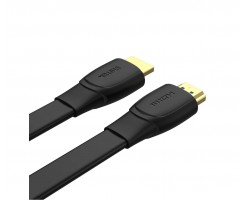 UNITEK - 1M, 4K 60Hz High Speed HDMI Flat Cable - C11063BK-1M