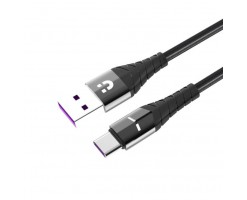UNITEK優越者 - Flash-GO 數據線 1M，USB-C 5A 數據線，支持華為 Super Charge - C14063BK