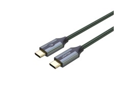 UNITEK優越者 - 1M，USB3.1 Gen2 CM 至 CM Briad 電纜，帶數據/PD/4K 顯示，深綠色，E-Mark 芯片組，10Gbps，PD 100W，4K 60Hz - C14079GN