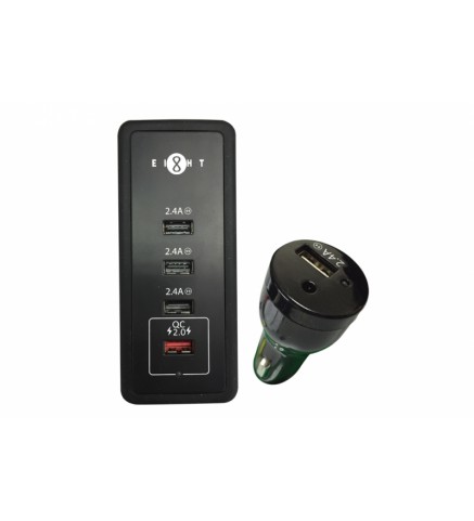 EIGHT USB快速汽車充電器 - C5UQ1