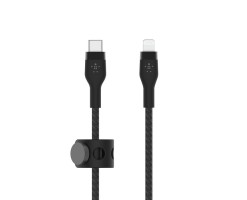 BELKIN貝爾金 - BoostCharge Pro Flex USB-C 至 Lightning 連接線 1米 黑色 - CAA011BT1MBK