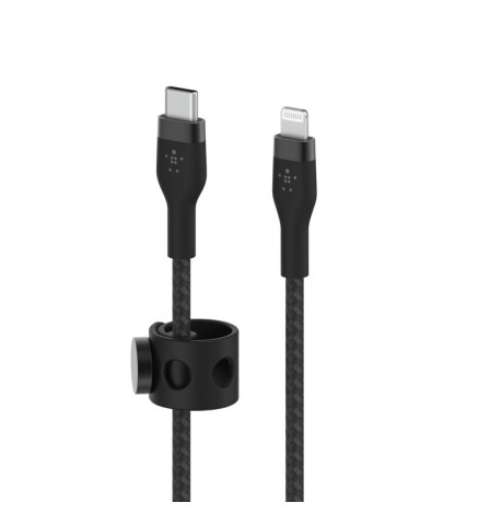 BELKIN貝爾金 - BoostCharge Pro Flex USB-C 至 Lightning 連接線 1米 黑色 - CAA011BT1MBK