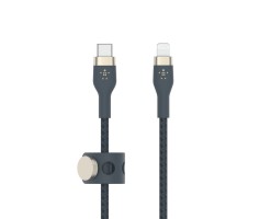 BELKIN貝爾金 - BoostCharge Pro Flex USB-C 至 Lightning 連接線 1米 藍色 - CAA011BT1MBL