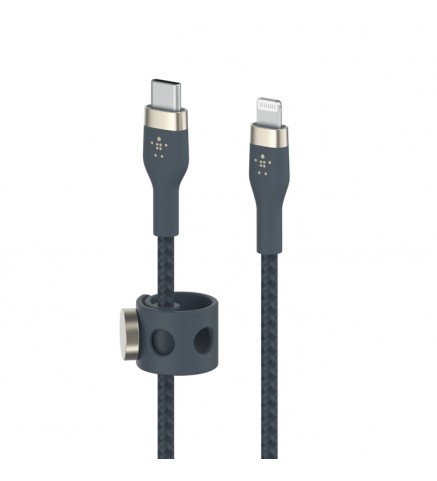 BELKIN貝爾金 - BoostCharge Pro Flex USB-C 至 Lightning 連接線 1米 藍色 - CAA011BT1MBL