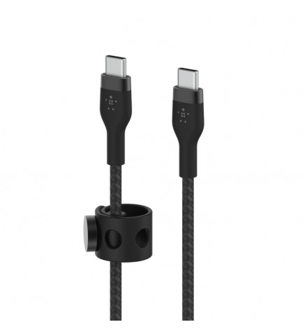 BELKIN貝爾金 - BoostCharge Pro Flex USB-C 至 USB-C 編織連接線 1米 黑色 - CAB011BT1MBK