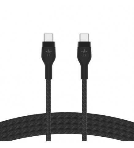 BELKIN貝爾金 - BoostCharge Pro Flex USB-C 至 USB-C 編織連接線 1米 黑色 - CAB011BT1MBK