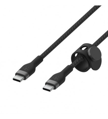 BELKIN貝爾金 - BoostCharge Pro Flex USB-C 至 USB-C 編織連接線 1米 黑色 - CAB011BT1MBK