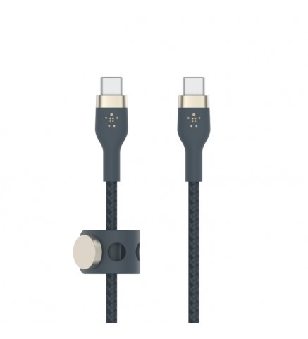 BELKIN貝爾金 - BoostCharge Pro Flex USB-C 至 USB-C 編織連接線 1米 藍色 - CAB011BT1MBL