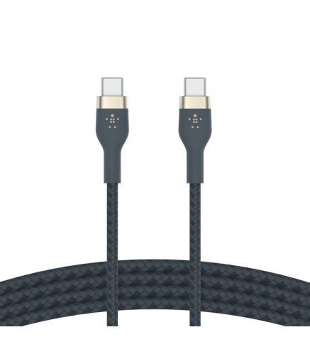 BELKIN貝爾金 - BoostCharge Pro Flex USB-C 至 USB-C 編織連接線 1米 藍色 - CAB011BT1MBL