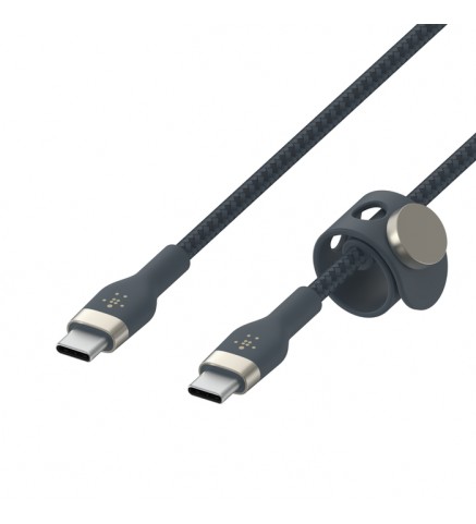 BELKIN貝爾金 - BoostCharge Pro Flex USB-C 至 USB-C 編織連接線 1米 藍色 - CAB011BT1MBL