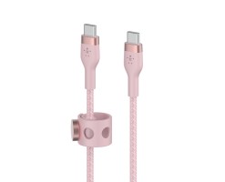 BELKIN貝爾金 - BoostCharge Pro Flex USB-C 至 USB-C 編織連接線 1米 粉色 - CAB011BT1MPK