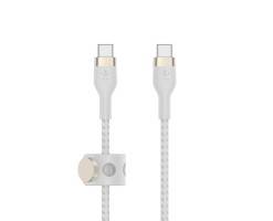 BELKIN貝爾金 - BoostCharge Pro Flex USB-C 至 USB-C 編織連接線 1米 白色 - CAB011BT1MWH