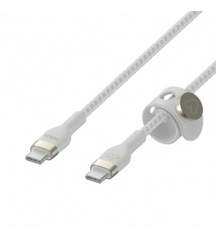 BELKIN貝爾金 - BoostCharge Pro Flex USB-C 至 USB-C 連接線 (迪士尼系列) D100 - 2米 白色 - CAB011QC2MWH-DY